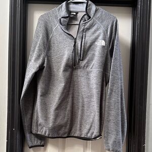 The North Face Men's Zip Up Gray Sweater